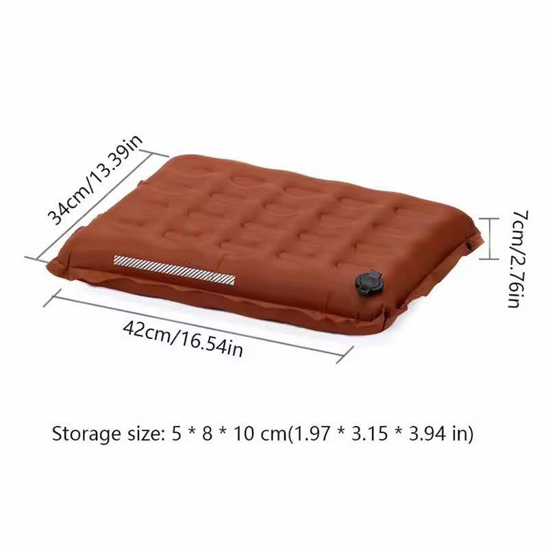 Self-Inflating Camping Seat Cushion – Waterproof & Foldable