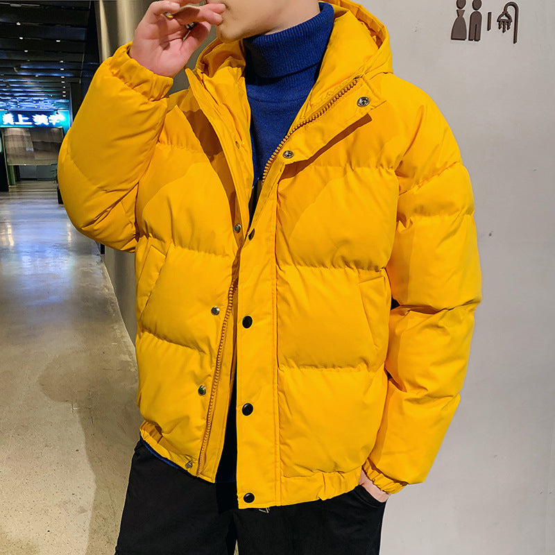 Men's Casual Thickened Hooded Quilted Long Sleeve Loose Cotton Puffer Jacket - product image 4