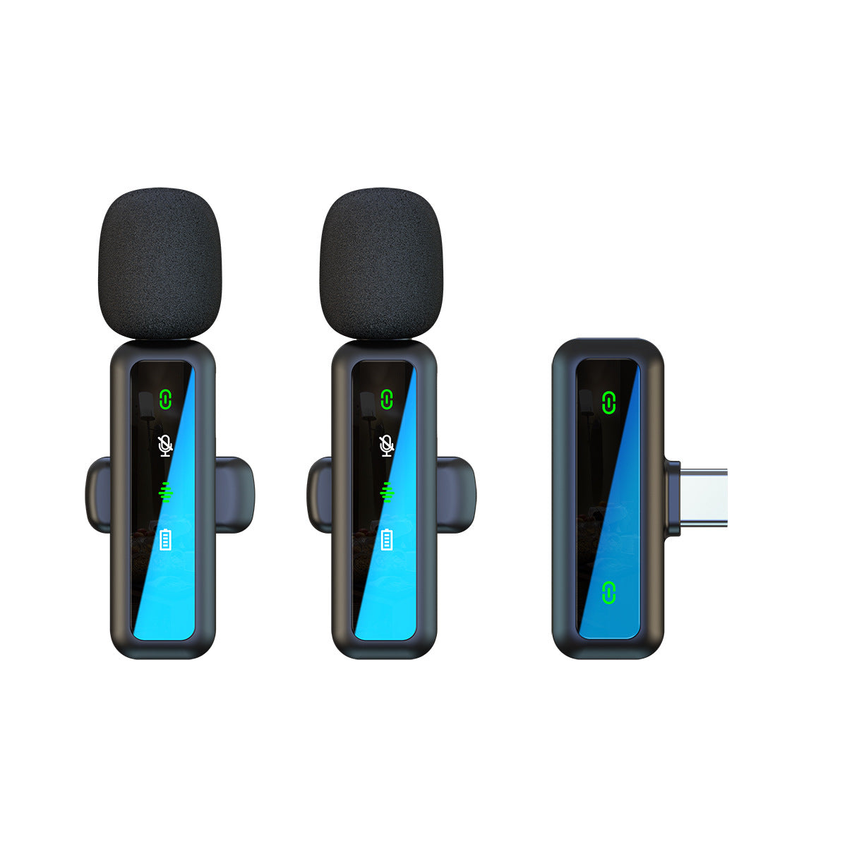 Wireless Lapel Microphone for Outdoor Computer Live Streaming Noise Reduction Universal Small Microphone eprolo