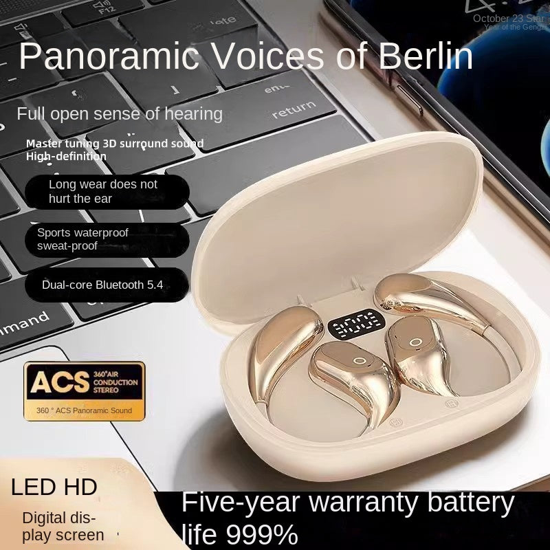 Hang Ear Bluetooth Headphones Wireless Earless Headphones with Long Standby Time High Sound Quality and High Quality