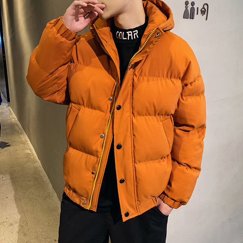 Men's Casual Thickened Hooded Quilted Long Sleeve Loose Cotton Puffer Jacket - product image 7