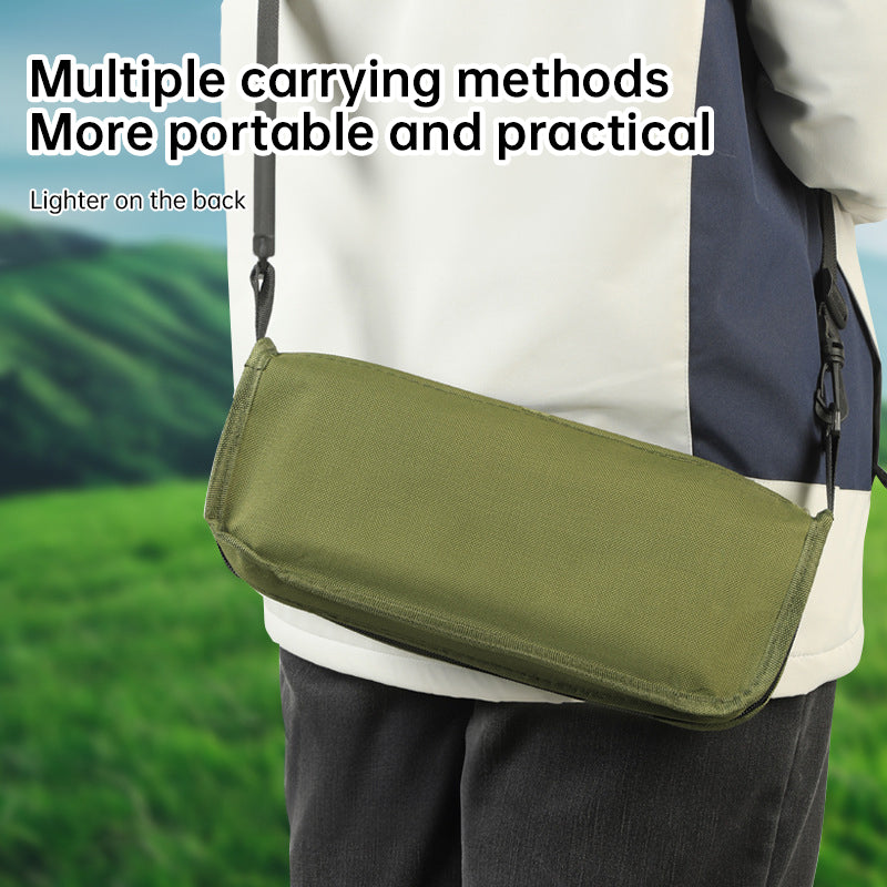 Portable Folding Stool with Steel Frame & Oxford Fabric