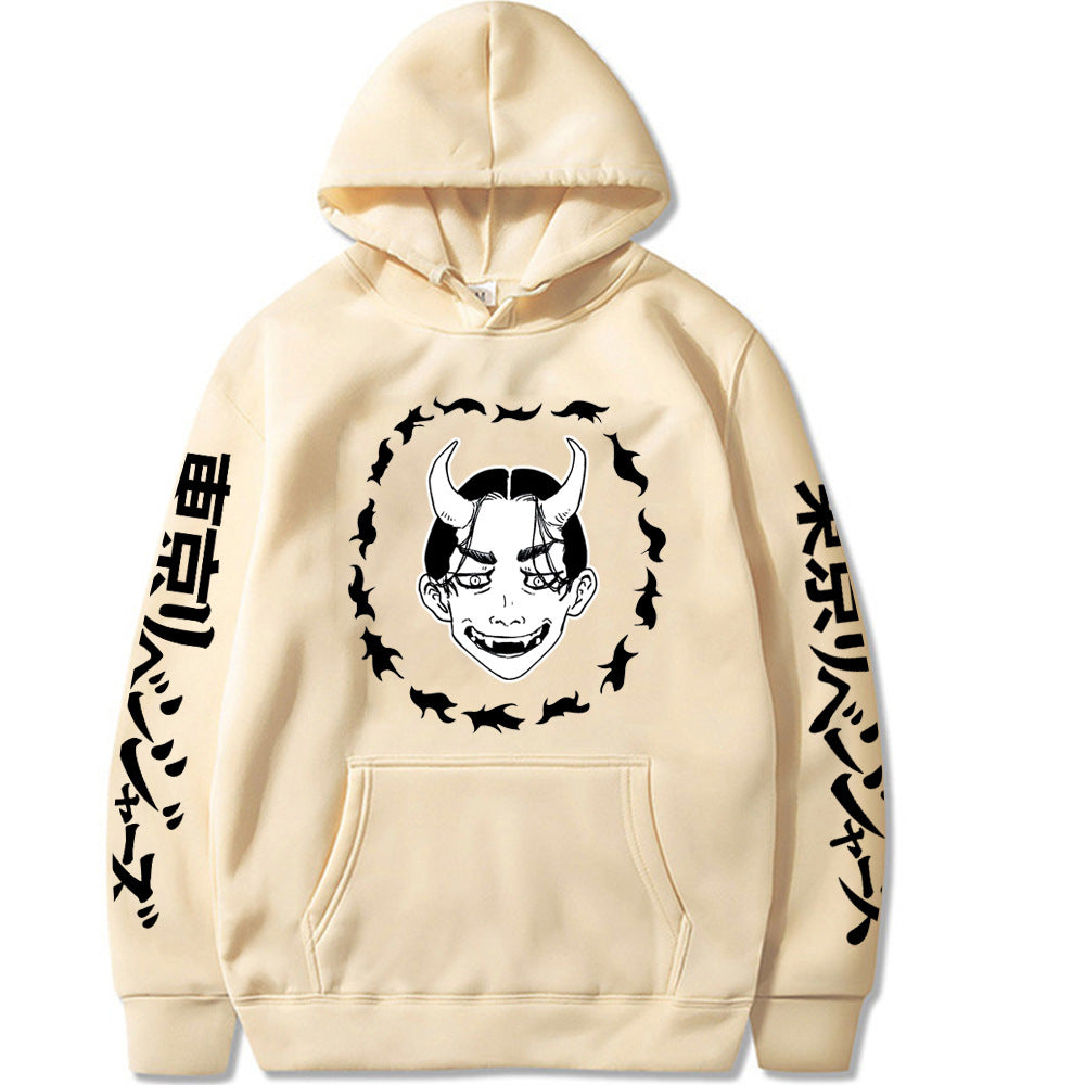 Tokyo Revengers printed hoodie men's sweatshirt Halloween