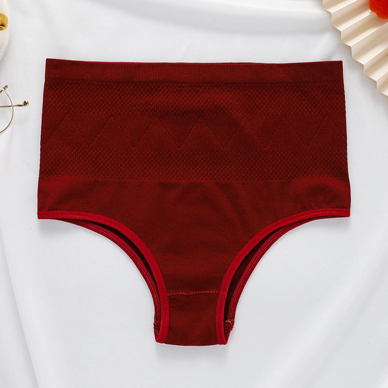 Seamless mid-high waist panties, tummy-tightening, waist-slimming and height-slimming elastic briefs for women - 2bazar4