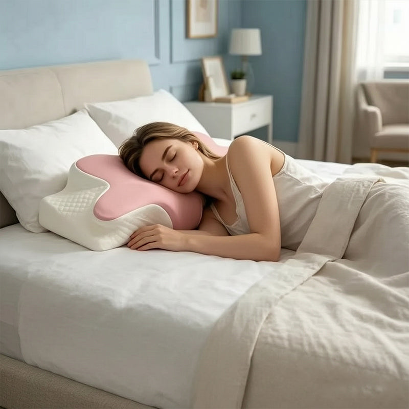 Cooling Memory Foam Cervical Pillow – Slow Rebound Neck Support
