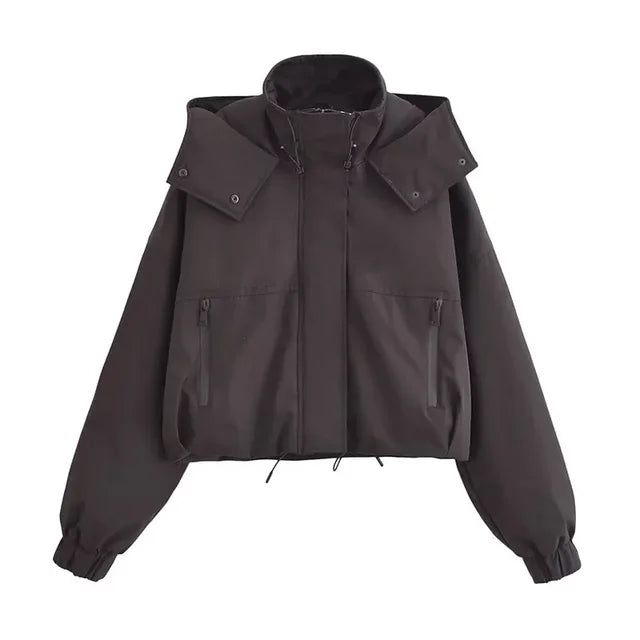 Hooded jacket and cotton jacket