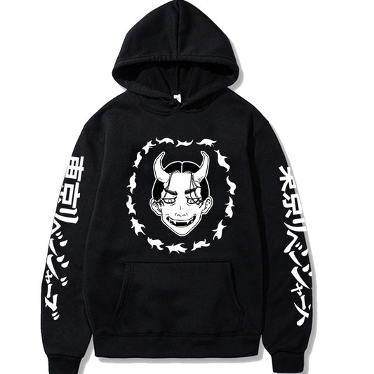 Tokyo Revengers printed hoodie men's sweatshirt Halloween