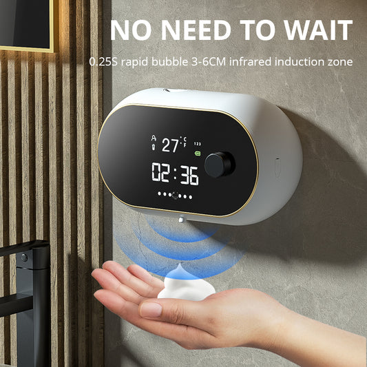 New W1 W2 Automatic Induction Soap Dispenser Foam Mobile Phone Wall Mounted Hand Sanitizer Hand Washer Sensor Usb Charging - 2bazar4