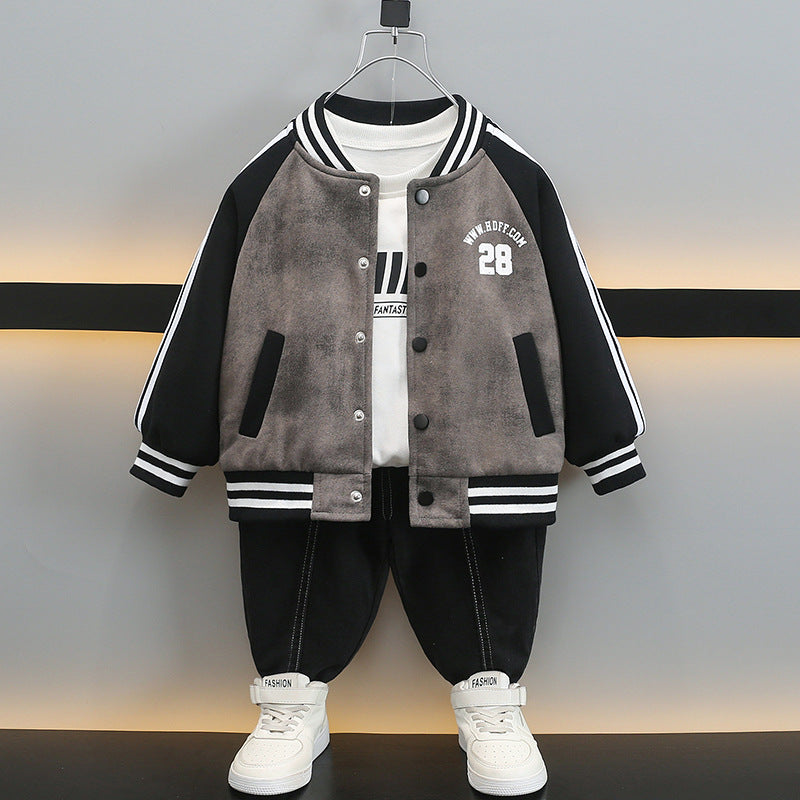 Toddler Boys Baseball Jacket