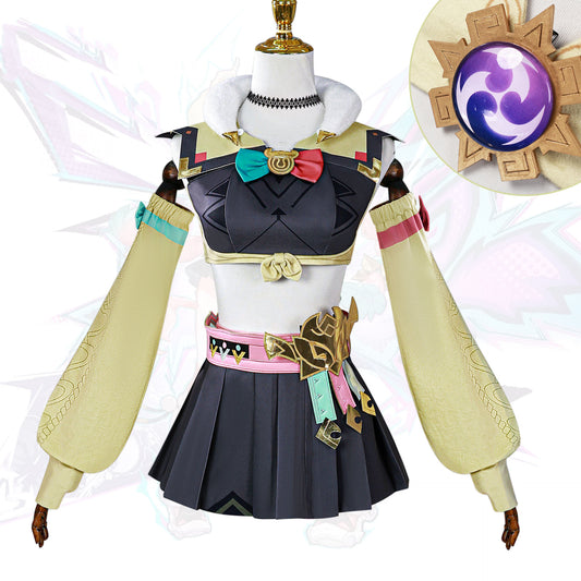 Varesa Cosplay Costume: Genshin Impact Varesa Character Role-Playing Costume
