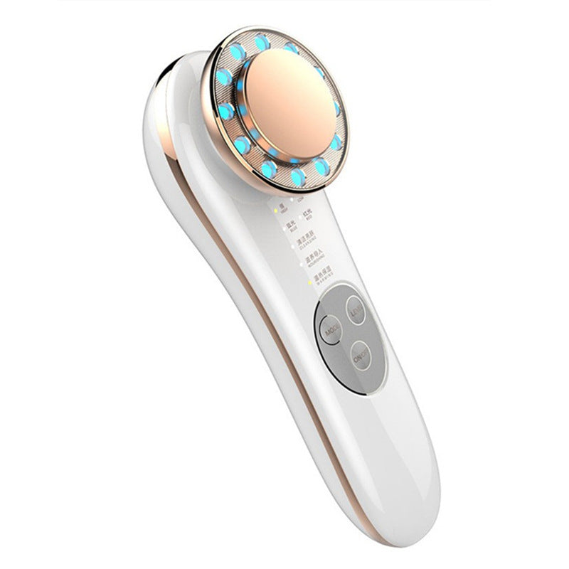 7 in 1 Home Iontophoresis Electric Facial Cleanser Warm Facial Mask Essence Import IP Light Rejuvenation Apparatus Beauty Apparatus - 2bazar4