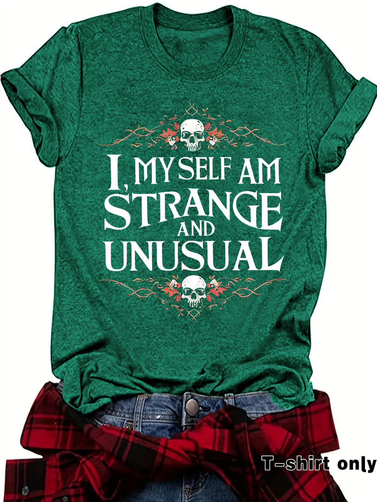 Halloween Skull Pattern T-Shirt - product image 13
