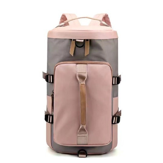 New High Capacity Travel Bag Independent Shoe Warehouse Dry Wet Separation Waterproof Sports Fitness Bag Backpack - 2bazar4