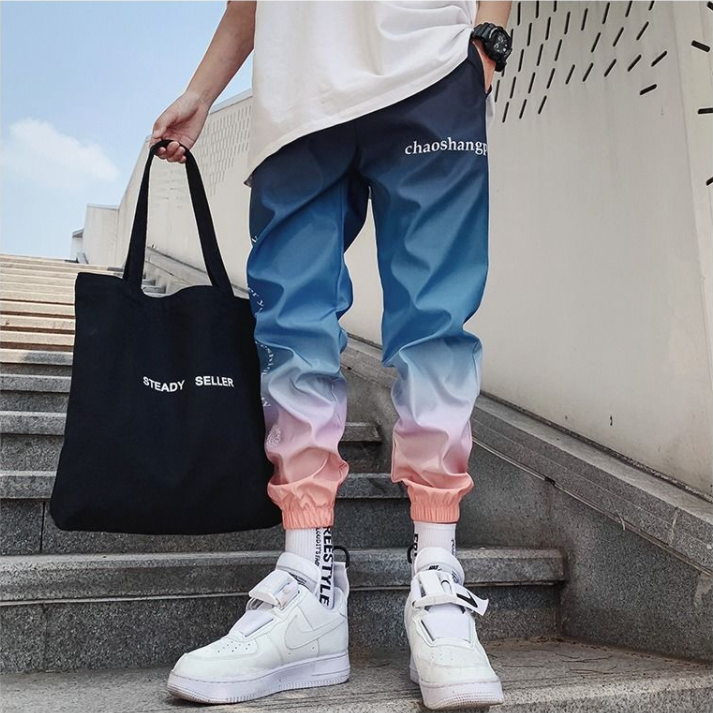 Streetwear Hip hop Joggers Pants Men Loose Harem Pants Ankle Length Trousers Sport Casual Sweatpants White Techwear - 2bazar4
