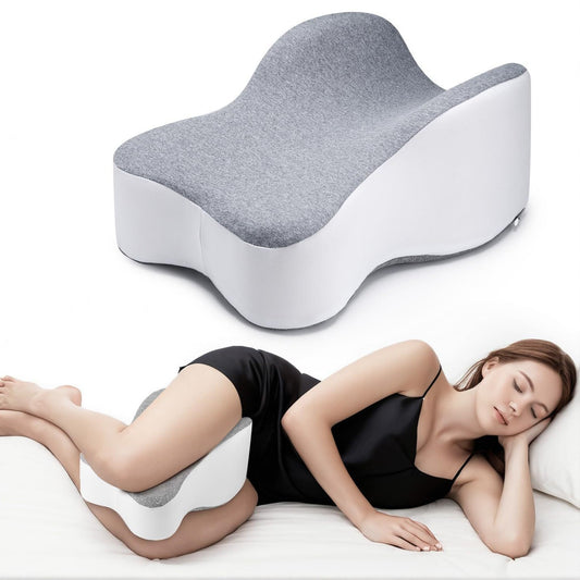 Butterfly Memory Foam Knee & Leg Pillow for Side Sleepers