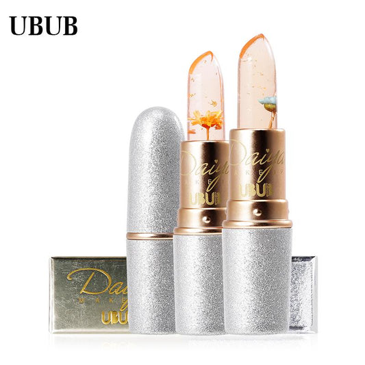 UBUB Jelly Lipstick Moisturize Seasonable Lip Women Stick Waterproof Newly Shape Nude look Lasting Pink Orange - 2bazar4