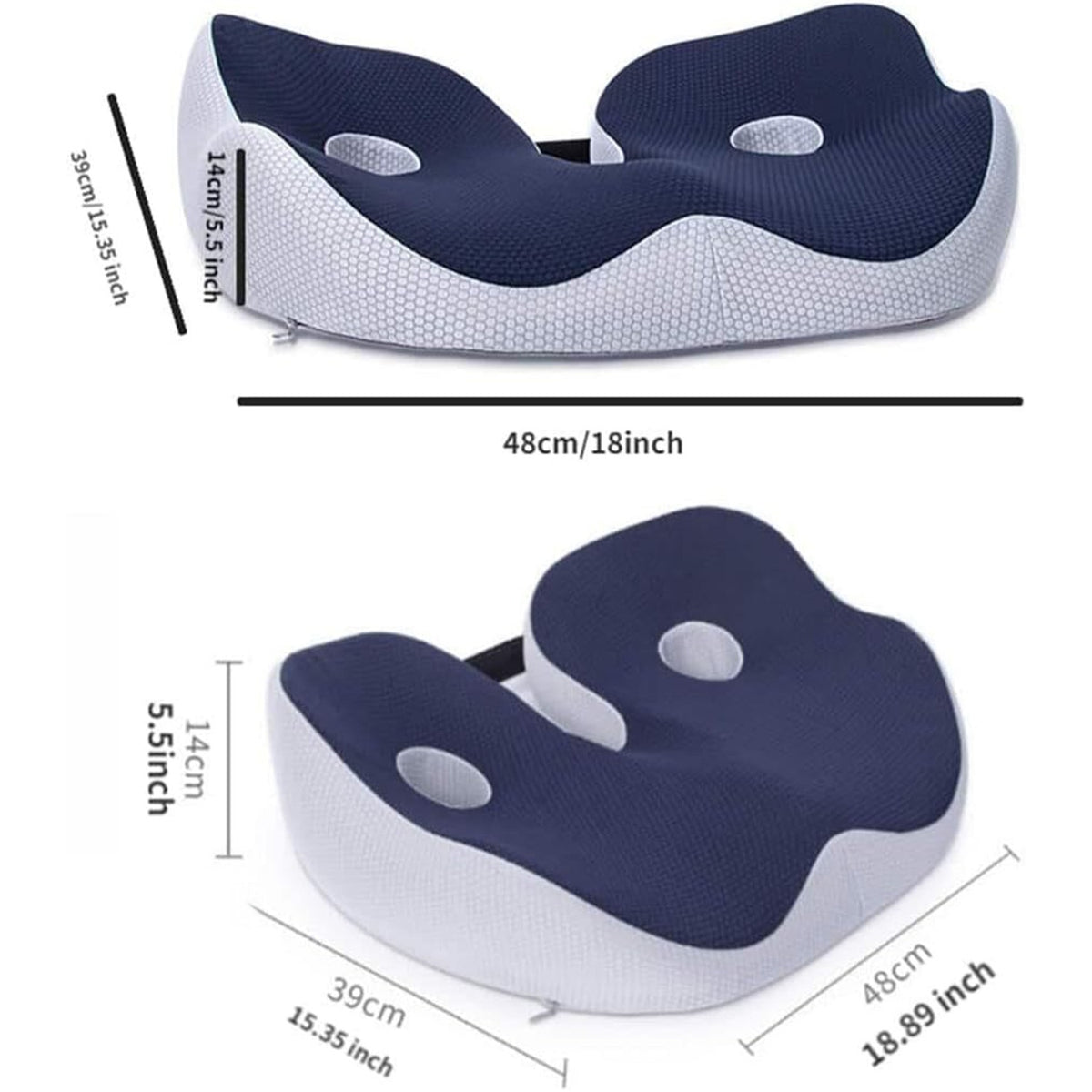 Memory Foam Anti-Slip Seat Cushion for Office Chairs