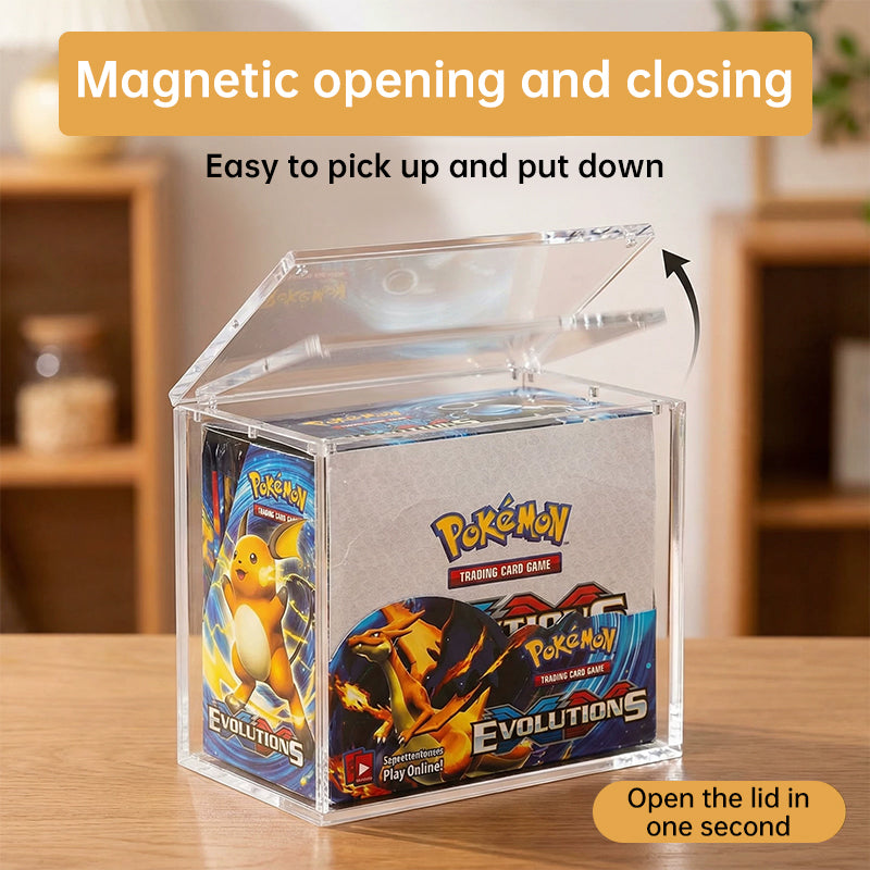 5mm Acrylic ETB Display Case – Magnetic UV-Resistant Lid