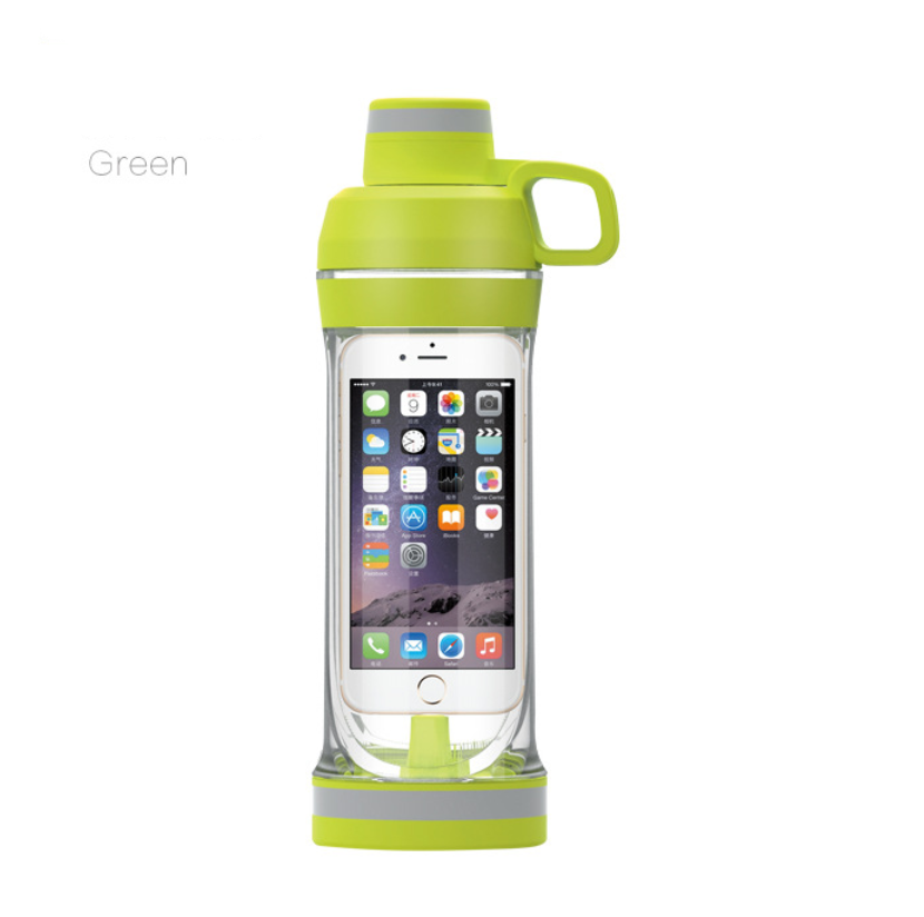 Plastic Water Cup Black Technology Portable Small Cell Phone Hidden Cup 400ml Portable small mobile phone hidden cup A1 - 2bazar4