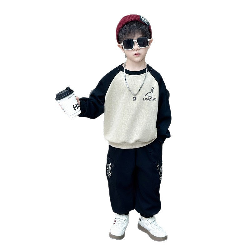 Boys' Casual Athletic Sweatshirt Two-Piece Set - product image 5