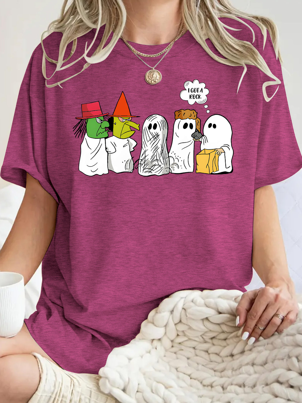 Halloween Short sleeved Women's T-shirt