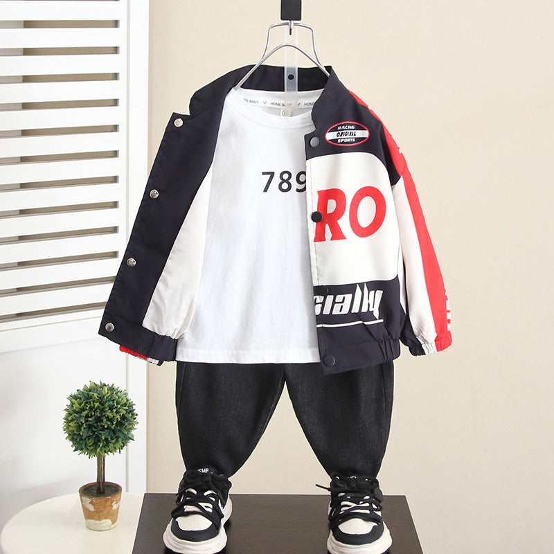 Boys Streetwear Motorcycle Jacket Cool Hip Hop Outerwear - product image 3