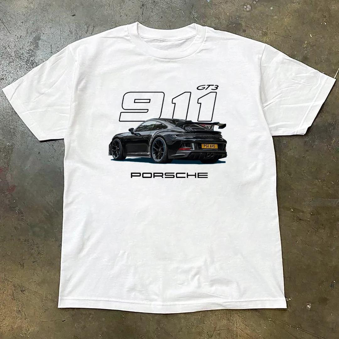 New 911 Racing T-shirt GT Racing Team Uniform Tops Men Drive
