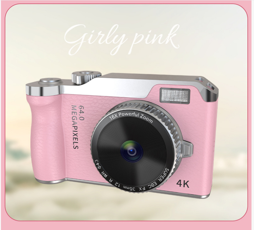 Retro 4K Portable Digital Camera
