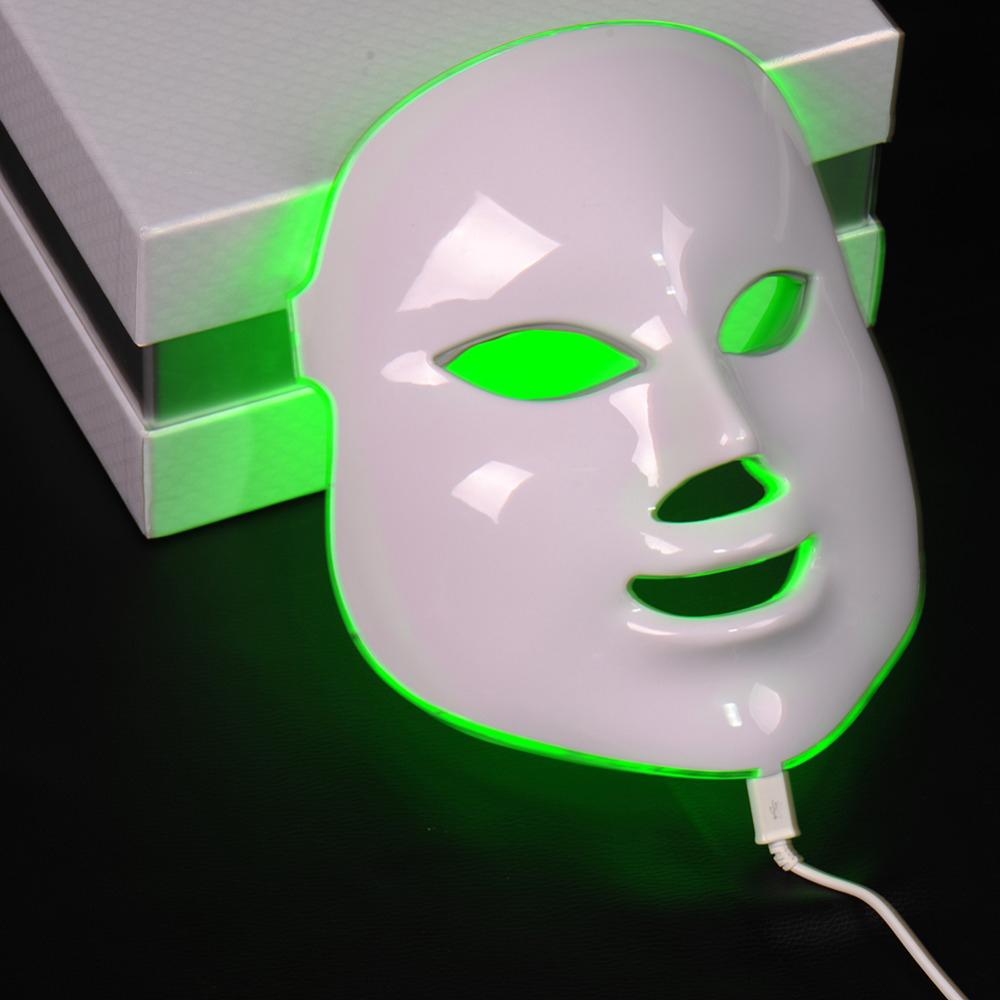 7 Colors Light Photon LED Electric Facial Mask Therapy beauty salon Anti-Aging Wrinkle Removal Skin PDT Skin Rejuvenation Device - 2bazar4