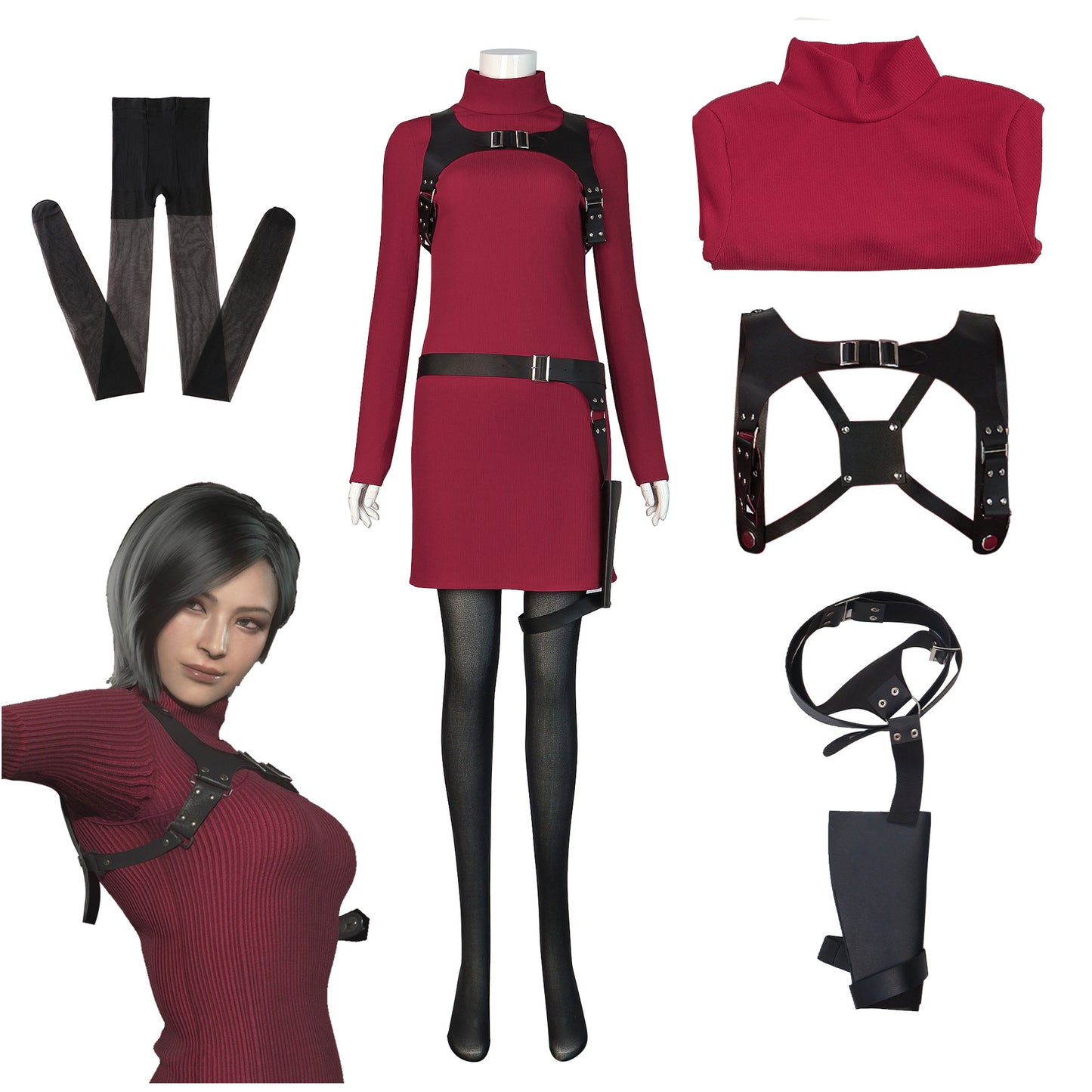 Cosplay Costume Remake Version Ada Wong Cosplay Costume