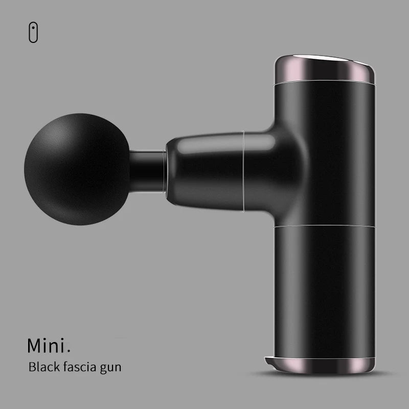 Mini Electric Massage Gun Deep Muscle Fascial Body Massager Gun Tissue Percussion Small Fitness Equipment Acid Relief Pain Relax - 2bazar4