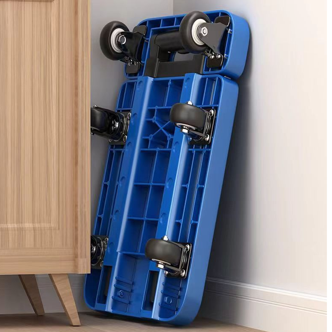270KG Folding Hand Truck Luggage Dolly Trolley Moving Platform Cart Heavy Duty