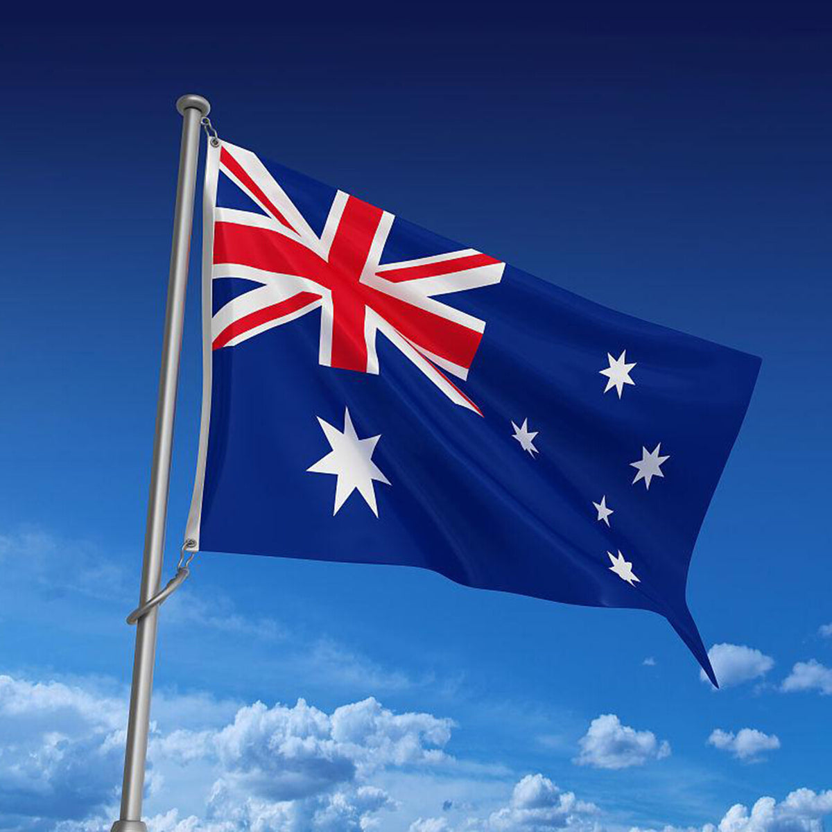 2PCS Australian Flag 90x150cm 3x5FT Outdoor Hanging Garden Decoration Australian Flag