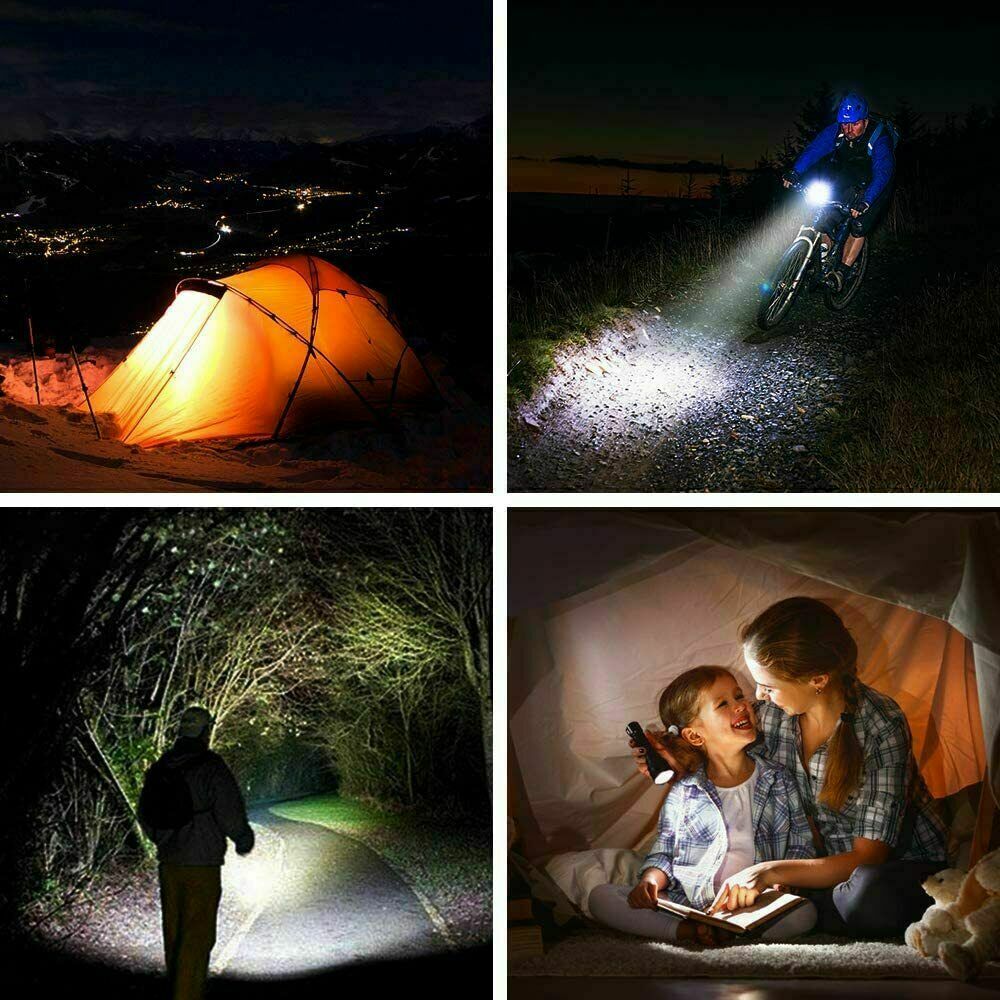 USB Rechargeable LED Flashlight 5-Mode Outdoor Camping Hiking Flashlight(Platform policies vary; relevant qualifications are attached via link, please do not list products without required qualifications)