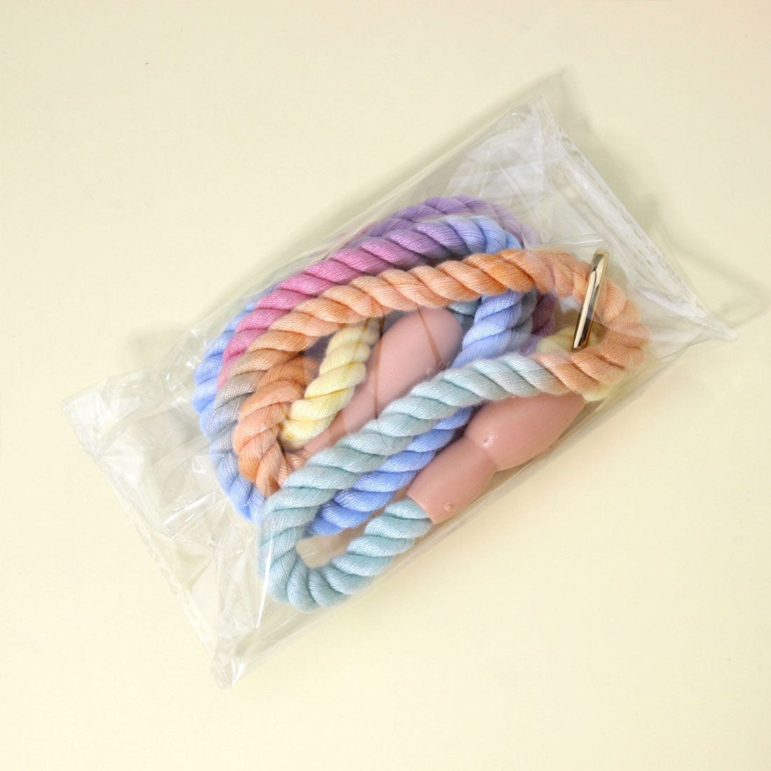 1Pc 150cm Gradient Colors Durable Handmade Braided Rope Training Leash For Dogs
